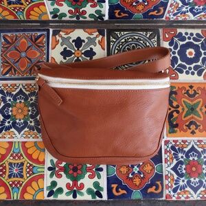 Clare V. Fanny Pack in Neptune Tan